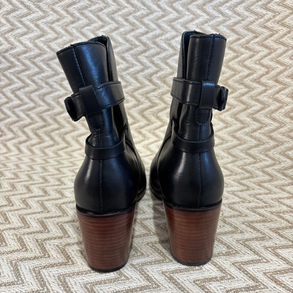 Wolverine 1000 Mile Samantha Pleet Bonny Pull On Black Leather Boots Size 8 - Picture 7 of 11